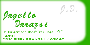 jagello darazsi business card